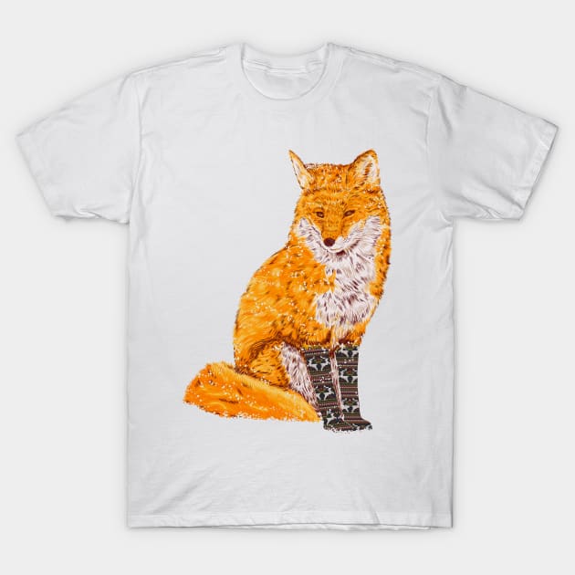 Snow & Fox ever T-Shirt by kookylove
